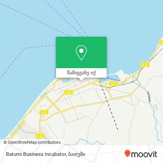 Batumi Business Incubator რუკა
