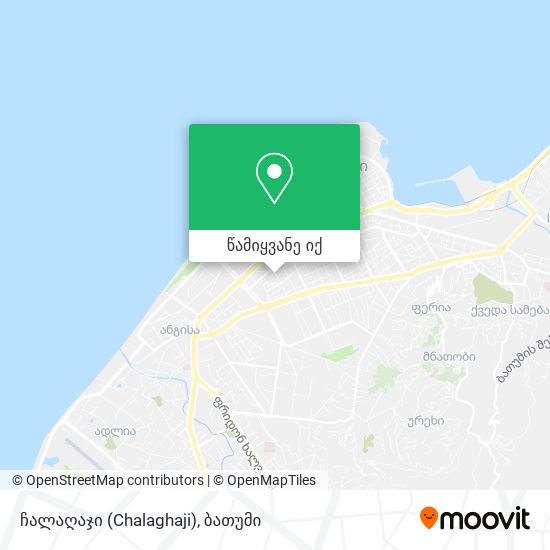 ჩალაღაჯი (Chalaghaji) რუკა