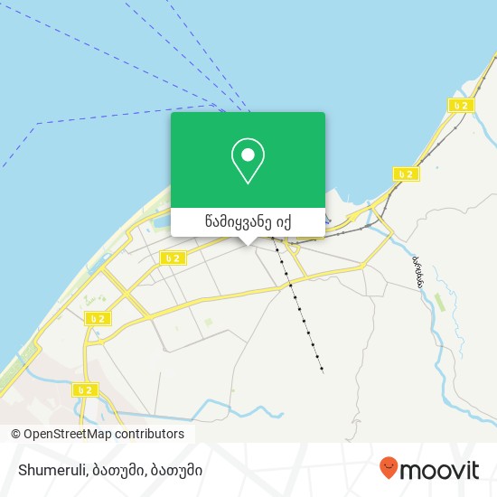 Shumeruli, ბათუმი რუკა