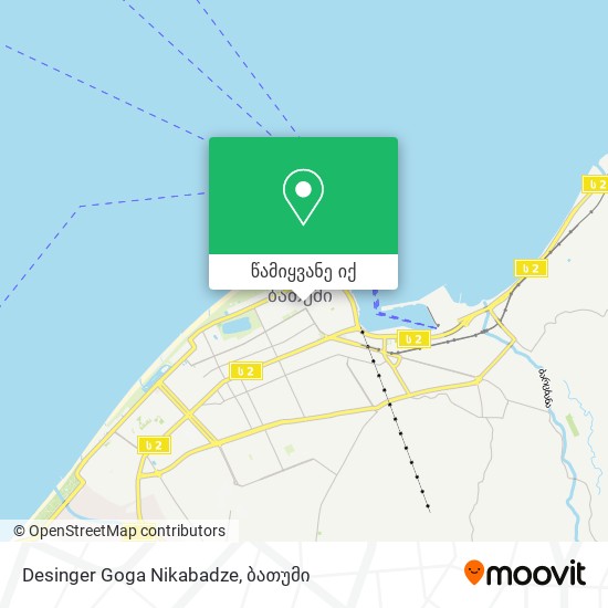 Desinger Goga Nikabadze რუკა
