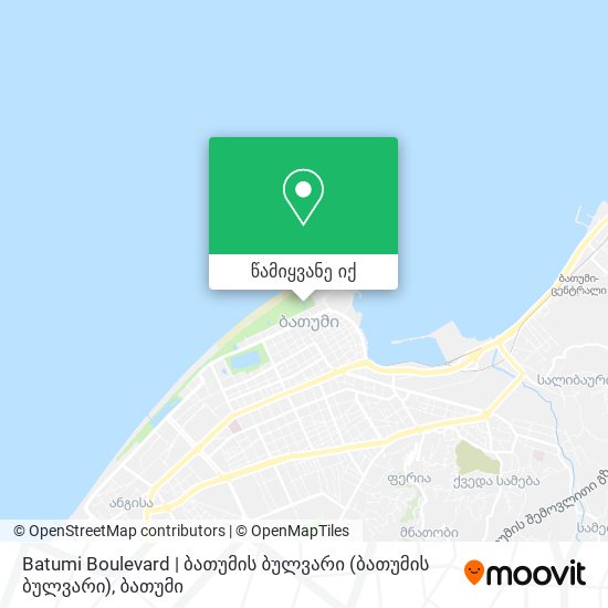 Batumi Boulevard | ბათუმის ბულვარი რუკა
