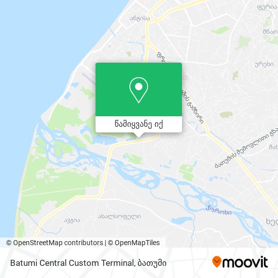 Batumi Central Custom Terminal რუკა