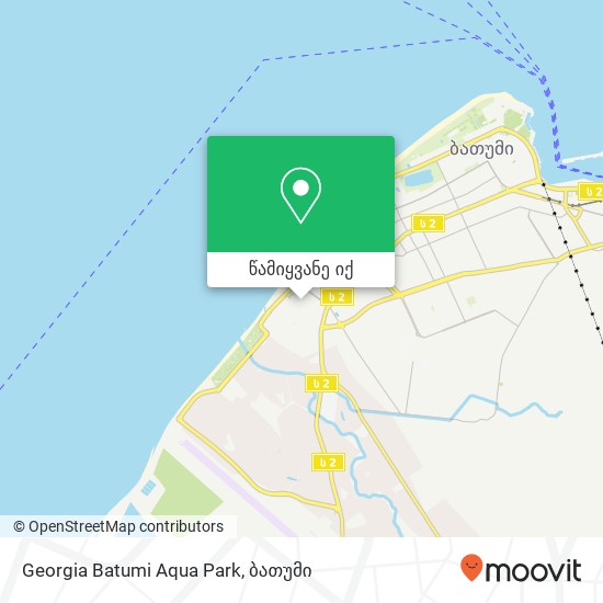 Georgia Batumi Aqua Park რუკა