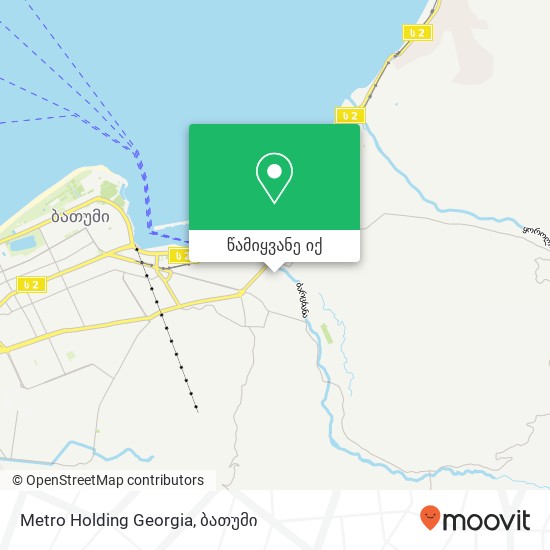 Metro Holding Georgia რუკა