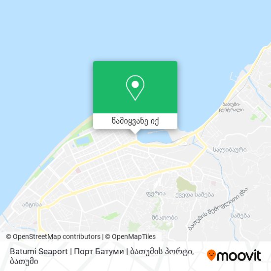 Batumi Seaport | Порт Батуми | ბათუმის პორტი რუკა