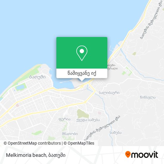 Melkimoria beach რუკა