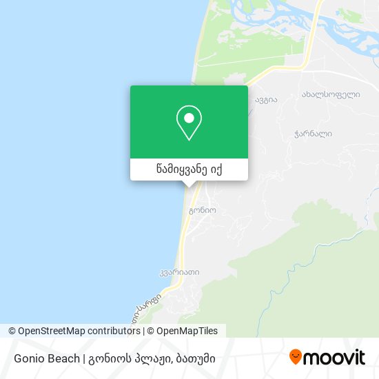 Gonio Beach | გონიოს პლაჟი რუკა