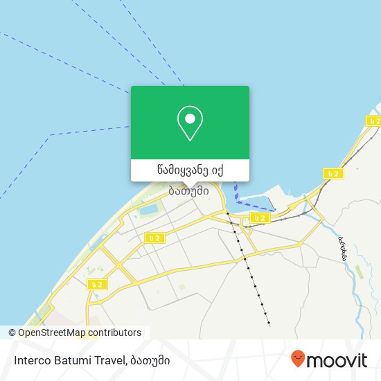 Interco Batumi Travel რუკა