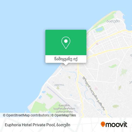 Euphoria Hotel Private Pool რუკა