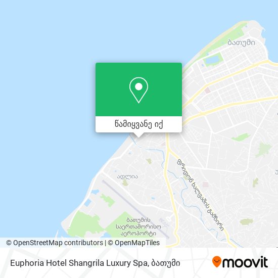 Euphoria Hotel Shangrila Luxury Spa რუკა