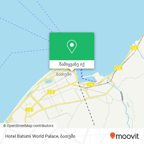 Hotel Batumi World Palace რუკა