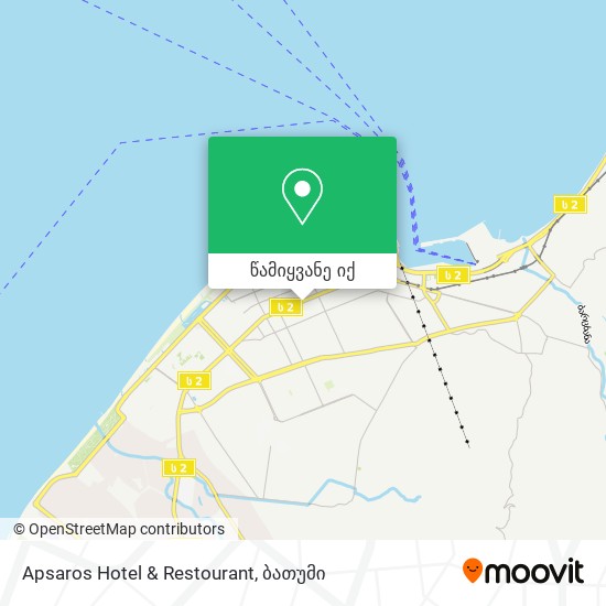 Apsaros Hotel & Restourant რუკა