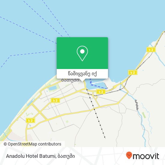 Anadolu Hotel Batumi რუკა