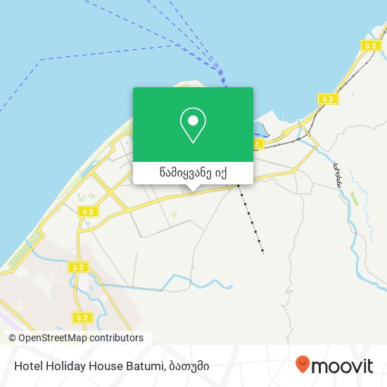 Hotel Holiday House Batumi რუკა