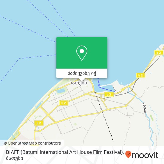 BIAFF (Batumi International Art House Film Festival) რუკა