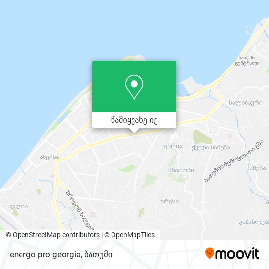 energo pro georgia რუკა