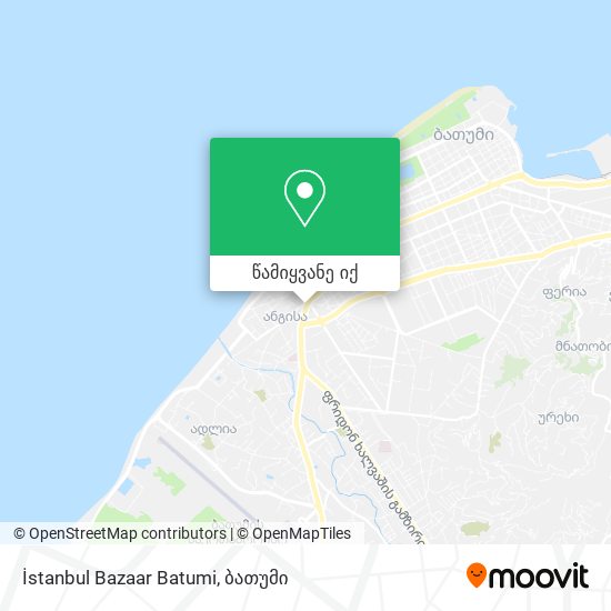 İstanbul Bazaar Batumi რუკა