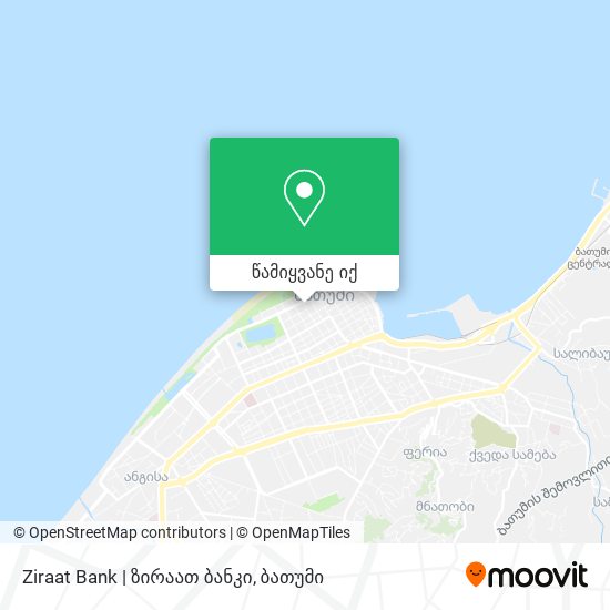 Ziraat Bank | ზირაათ ბანკი რუკა