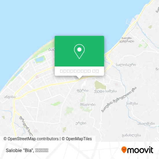 Salobie "Bia" რუკა