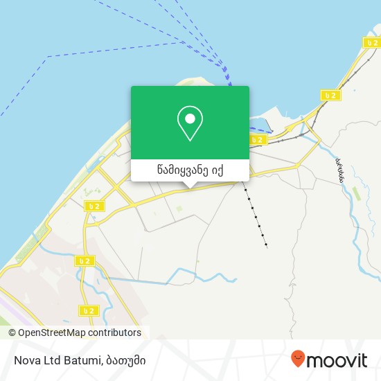 Nova Ltd Batumi რუკა