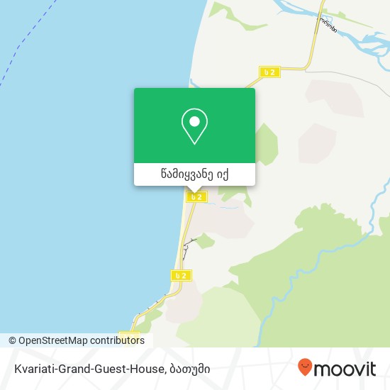 Kvariati-Grand-Guest-House რუკა