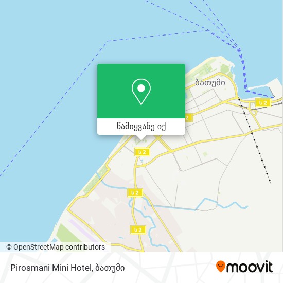 Pirosmani Mini Hotel რუკა