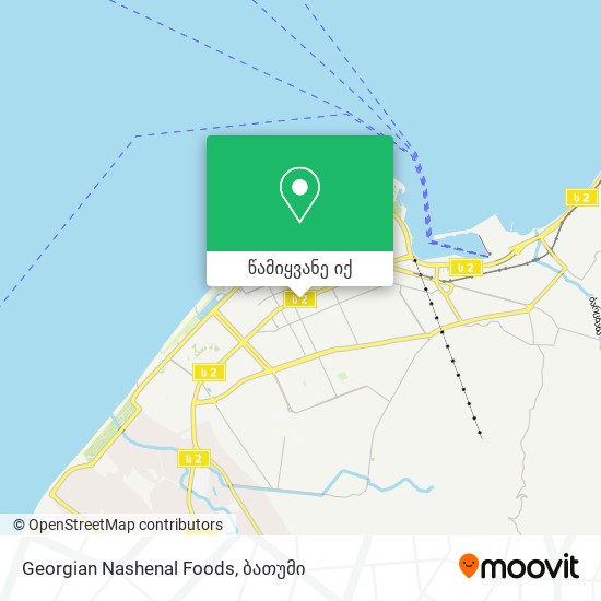 Georgian Nashenal Foods რუკა