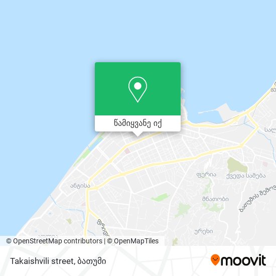 Takaishvili street რუკა