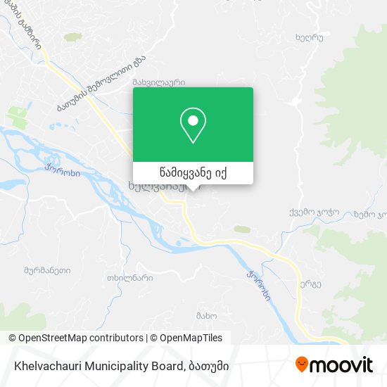 Khelvachauri Municipality Board რუკა