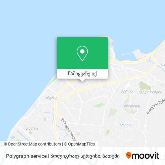 Polygraph-service | პოლიგრაფ-სერვისი რუკა