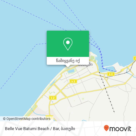 Belle Vue Batumi Beach / Bar რუკა