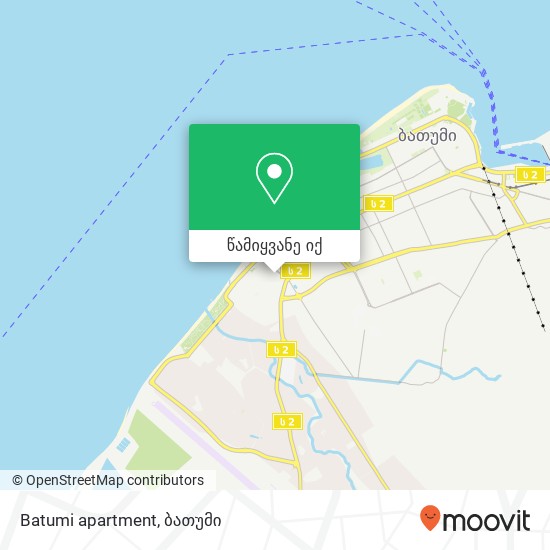 Batumi apartment რუკა