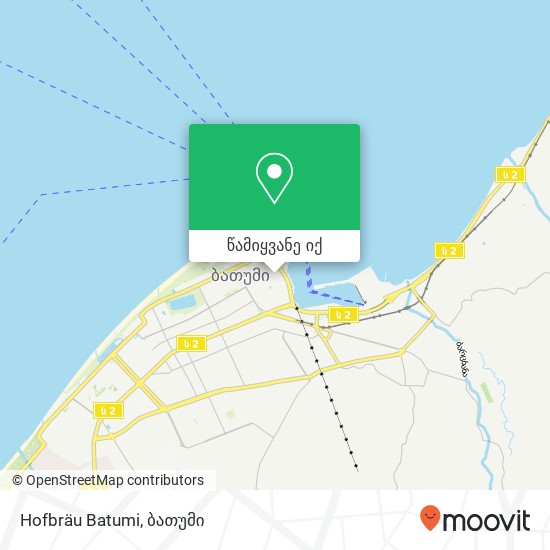 Hofbräu Batumi რუკა
