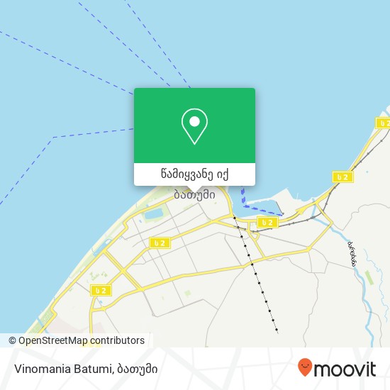 Vinomania Batumi რუკა