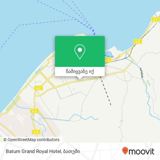 Batum Grand Royal Hotel რუკა