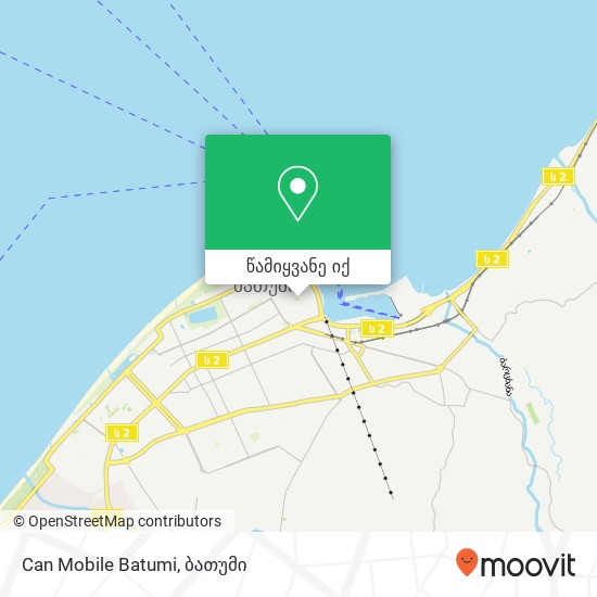 Can Mobile Batumi რუკა