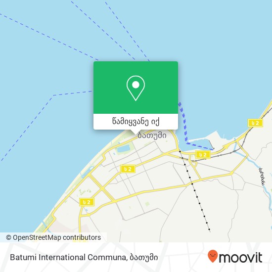 Batumi International Communa რუკა