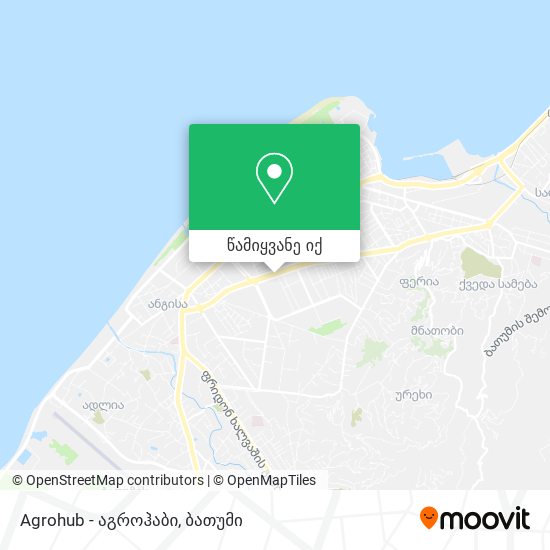 Agrohub - აგროჰაბი რუკა
