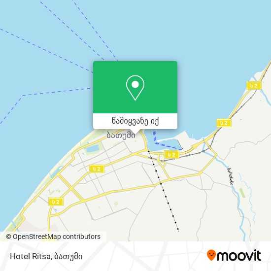 Hotel Ritsa რუკა