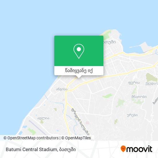 Batumi Central Stadium რუკა