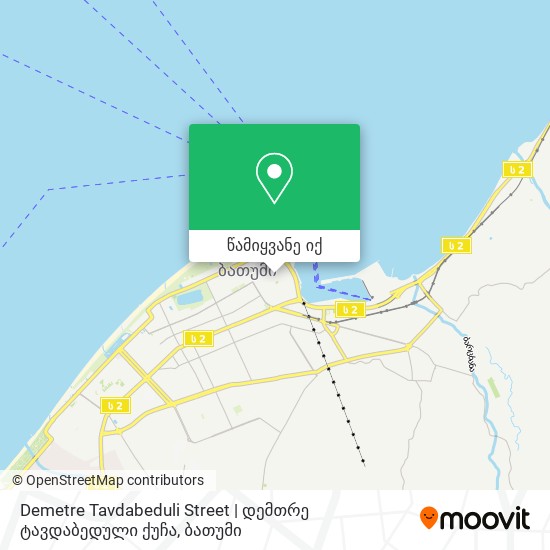 Demetre Tavdabeduli Street | დემთრე ტავდაბედული ქუჩა რუკა