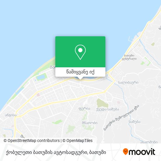 ქობულეთი ბათუმის ავტოსადგური რუკა