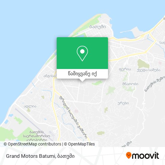 Grand Motors Batumi რუკა