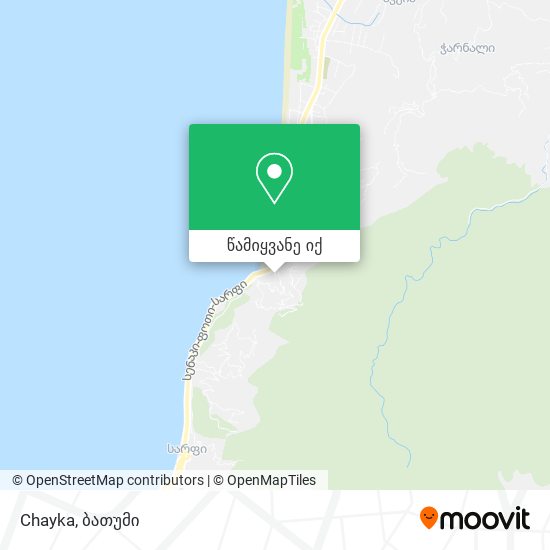 Chayka რუკა