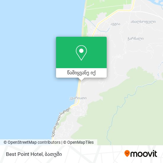Best Point Hotel რუკა