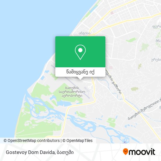 Gostevoy Dom Davida რუკა