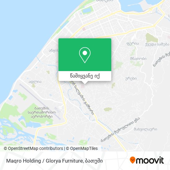 Maqro Holding / Glorya Furniture რუკა