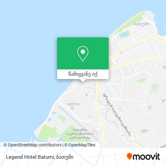 Legend Hotel Batumi რუკა