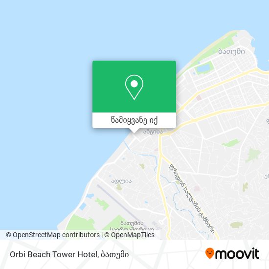 Orbi Beach Tower Hotel რუკა