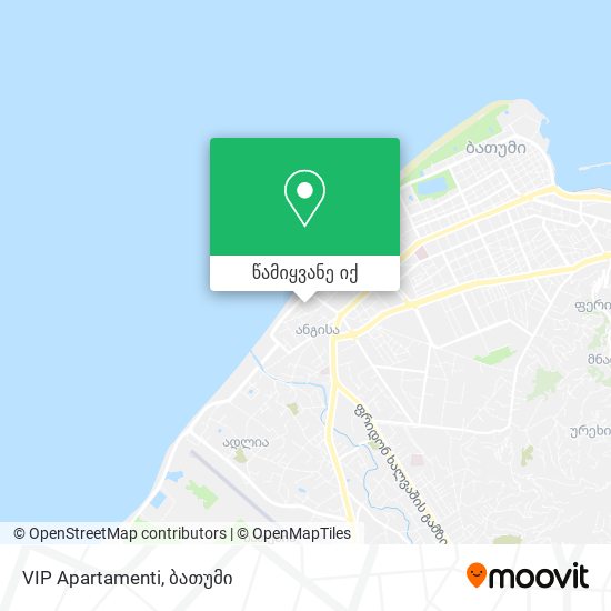 VIP Apartamenti რუკა